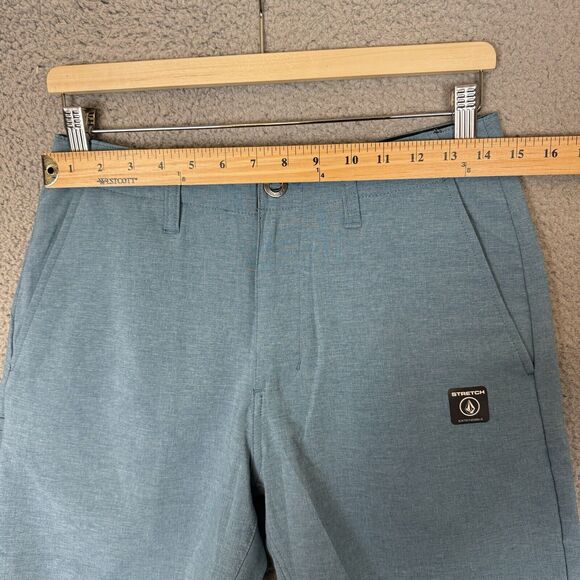 Volcom Shorts Mens 28 Blue Hybrid Walking Surf & Turf Stretch Skate NWOT - Picture 4 of 7